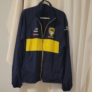 Topper Men's Blue and Yellow Windbreaker